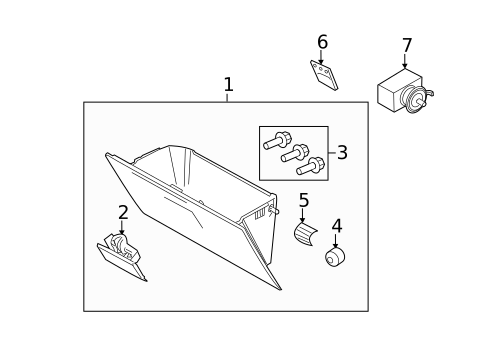 Glove Box for 2012 Ford F-250 Super Duty #0