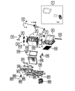 68541153AA - Air Conditioners and Heaters: Distribution Housing for Mopar Image
