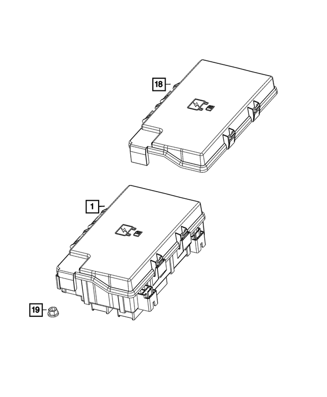68437289AB - Electrical: Intelligent Power Power Distribution Center for Mopar Image