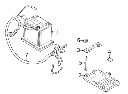 Battery for 2001 Chevrolet Tracker #0