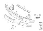 51117008829 - : Mount, Lateral, Bumper, Front Left for BMW Image
