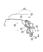 5179013AA - Electrical: Washer And Coolant Reservoir for Dodge: Ram 1500, Ram 2500, Ram 3500 Image
