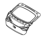 73700G2000 - Body: Lift Gate for Hyundai: Ioniq Image