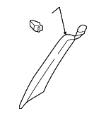 8N7867231A24A - Body: Windshield Pillar Trim for Audi Image