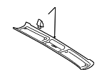 8N786751224A - Body: Header Trim for Audi Image