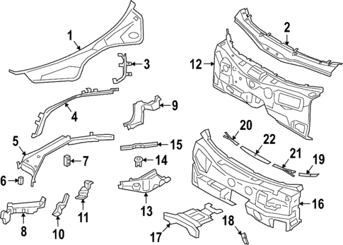 Cowl for 2021 Porsche Panamera #0