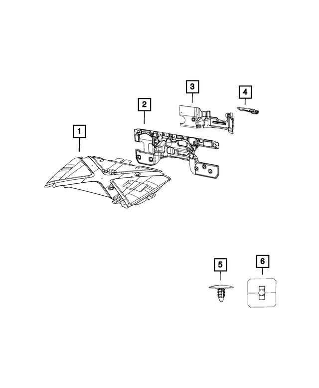 68154307AD - Interior Trim: Hood Silencer Pad for Mopar Image