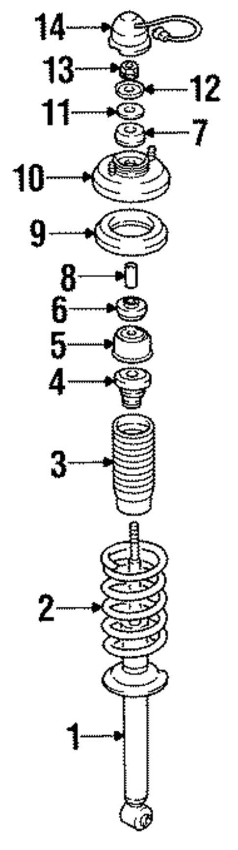 Struts & Components for 1994 Mitsubishi 3000GT #0