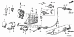 35740TA5A52 - Chassis: SWITCH SET, PARKING PIN LAMP for Honda Image