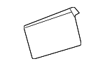 6481912060 - Body: Lift Gate Glass Spacer for Toyota Image