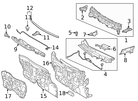 Cowl for 2017 Toyota Prius C #0