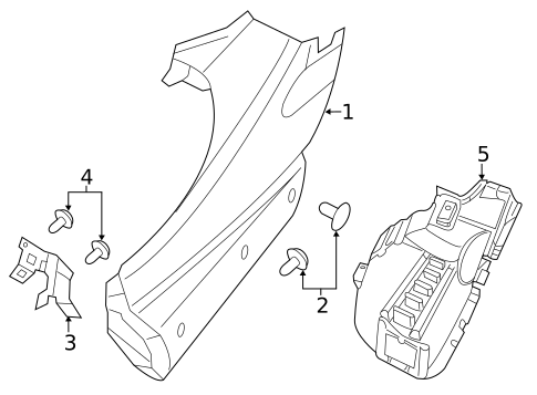 Fender & Components for 2023 Ram ProMaster 3500 #0