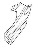 68693508AA - Body: Fender for Ram: ProMaster 1500, ProMaster 2500, ProMaster 3500, ProMaster EV Image