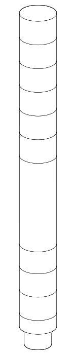 90116A0027 - : Suspension Cross-Member Stud for Lexus: ES250, ES300, ES300h, ES350, GS300, GS350, GS450h, IS250, IS350, NX250, NX350, NX350h, NX450h+, RX300, RX330, RX350, RX400h, RX450h, TX350, TX500h, TX550h+ Image