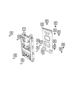 68424600AF - : Body Controller Module for Chrysler: Pacifica, Voyager Image