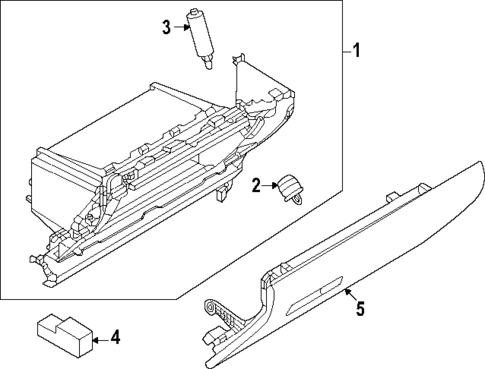 Glove Box for 2025 Mazda CX-90 #0