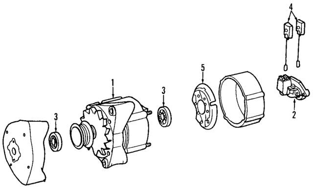 91545802 - Electrical: Alternator for Mercedes-Benz Image