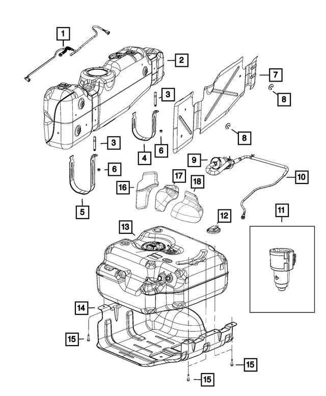 « 5032258AB – Fuel and Accelerator Pedal : Purge Durite pour Mopar Image »