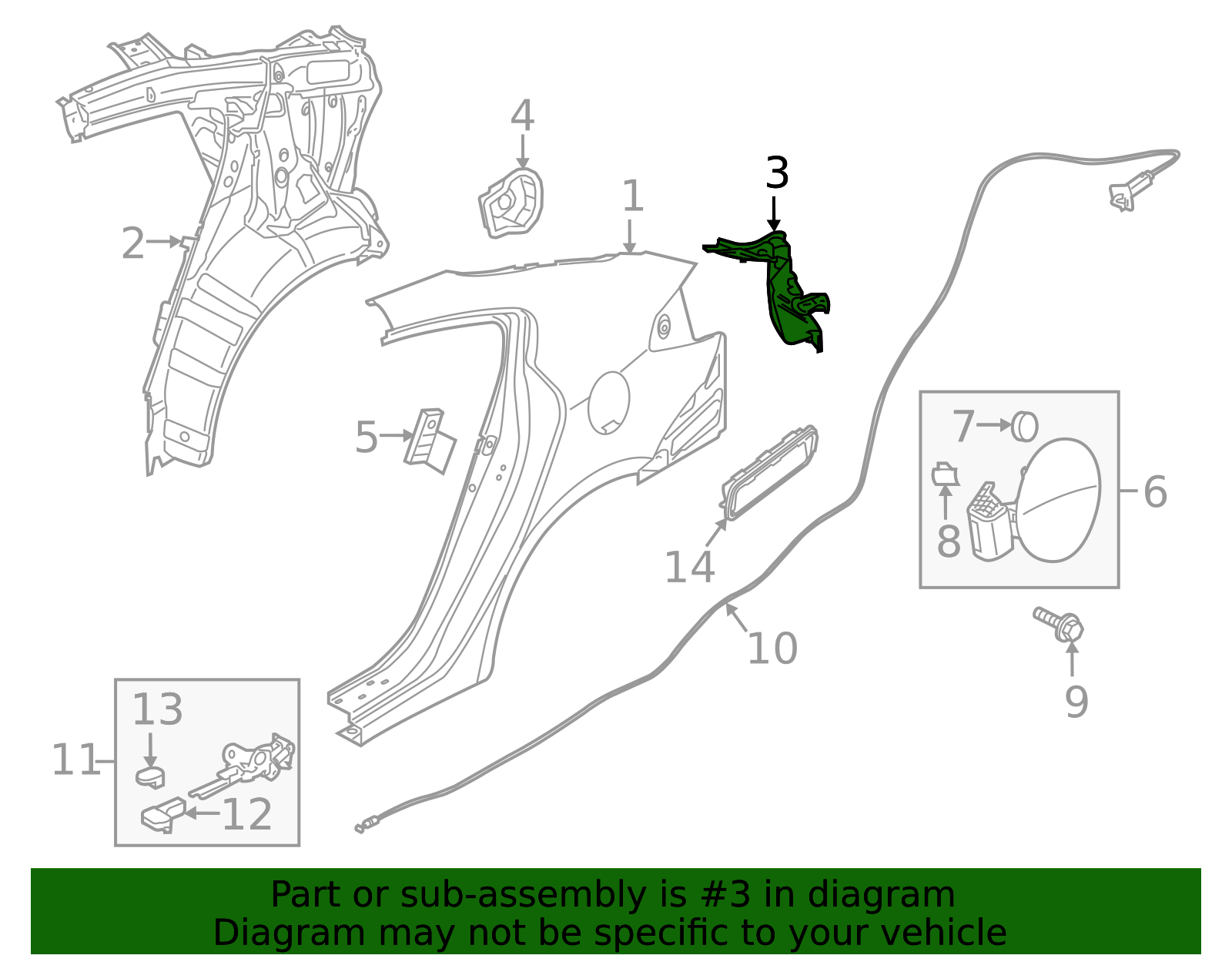 71580-A7600 - Kia Tail Lamp Panel 2017-2018 Kia Forte | Performance ...