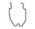 13718697848 - Engine: Resonator Assembly Clip for BMW Image