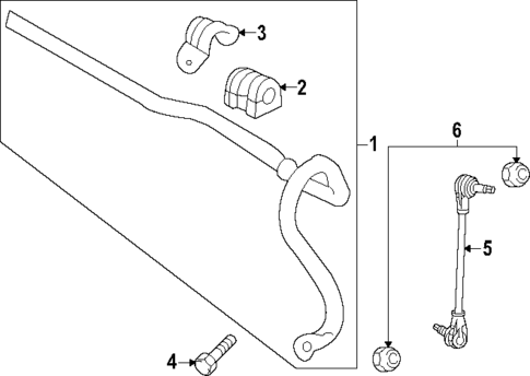 Stabilizer Bar & Components for 2024 Chevrolet Trax #0