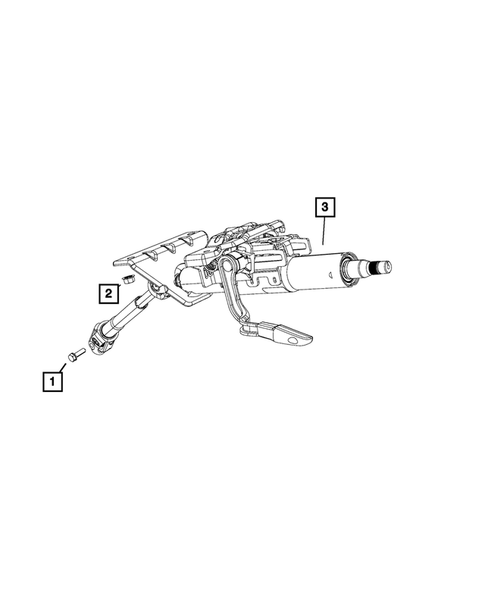 Steering Column and Intermediate Shaft for 2015 Ram ProMaster City #0