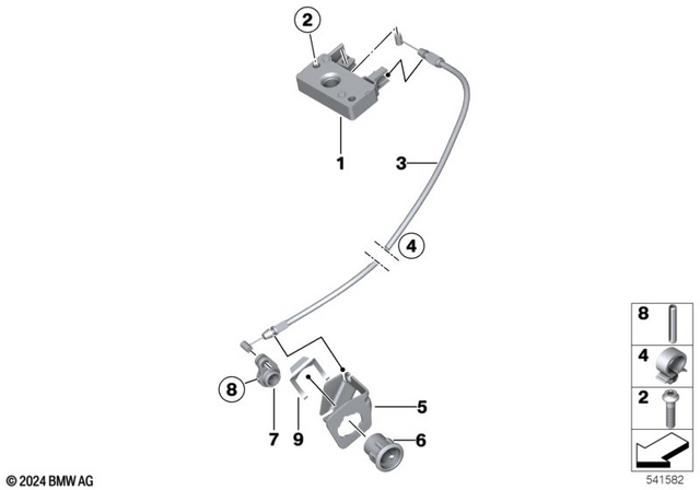 61211244557 - : Hose Clamp for BMW-Motorrad Image
