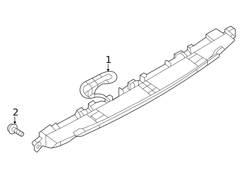 High Mounted Stop Lamp for 2023 Mazda MX-30 EV #0