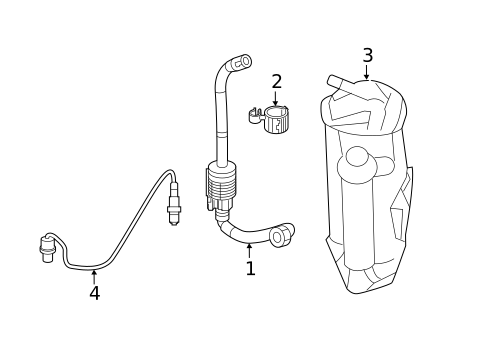 Emission Components for 2020 Mercedes-Benz E450 #1