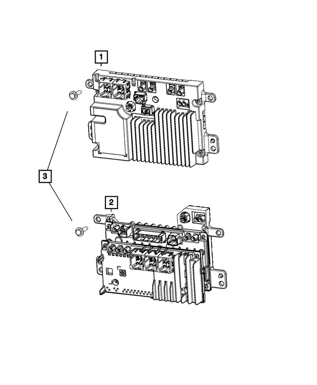 68618455AD - : Multi Media Radio for Mopar Image