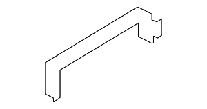 65129111647 - Body: DVD Unit Bracket for BMW: 640i, 640i Gran Coupe, 640i xDrive, 640i xDrive Gran Coupe, 650i, 650i Gran Coupe, 650i xDrive, 650i xDrive Gran Coupe, 740i, 740Ld xDrive, 740Li, 740Li xDrive, 750i, 750i xDrive, 750Li, 750Li xDrive, 760Li, ActiveHybrid 7, M6, M6 Gran Coupe Image
