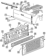 6506949AA - Body Sheet Metal Except Doors: Screw for Mopar Image