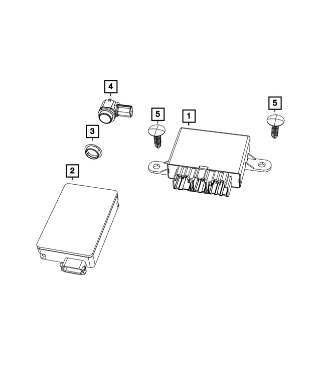 68445309AA - Electrical: Parking Assist Module for Mopar Image