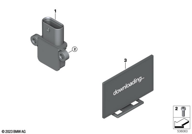 7129904977 - Maintenance &amp; Technology: Screw Torx Drive - M4X12-8.8-Znniv for BMW-Motorrad Image