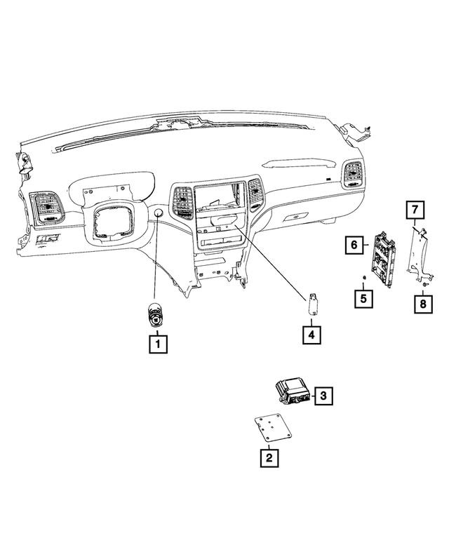68193350AD - Electrical: Body Controller Module for Mopar Image image