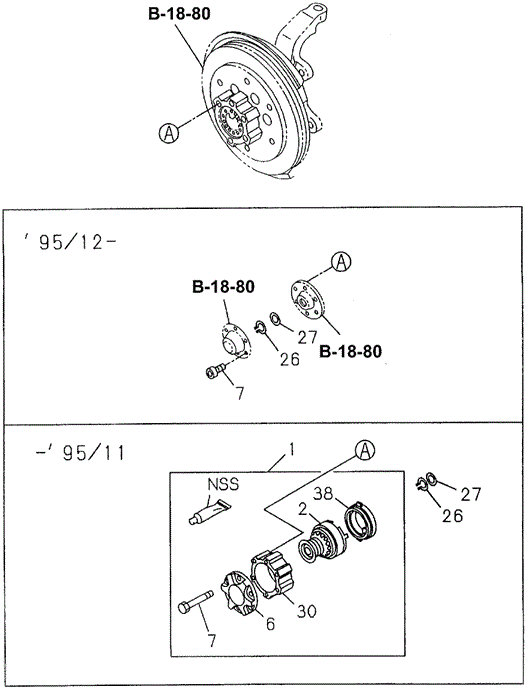 Free Wheel Hub Bolts for 1997 Honda Passport #0