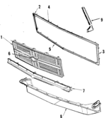 15593227 - Body: Molding for Chevrolet: Blazer, C/K Pickup, K5 Blazer, R10, R20, R30, Suburban C10, Suburban C20, Suburban K10, Suburban K20, Suburban R10, Suburban R20, Suburban V10, Suburban V20, V10, V20, V30 | GMC: C1500 Pickup, C2500 Pickup, C3500 Pickup, Jimmy, K1500 Pickup, K2500 Pickup, K3500 Pickup, R1500 Pickup, R2500 Pickup, R3500 Pickup, Suburban C1500, Suburban C2500, Suburban K1500, Suburban K2500, Suburban R1500, Suburban R2500, V1500, V1500 Suburban, V2500, V2500 Suburban, V3500 Image