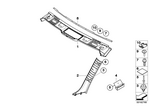 7129905120 - Vehicle Trim: Isa Screw for BMW Image