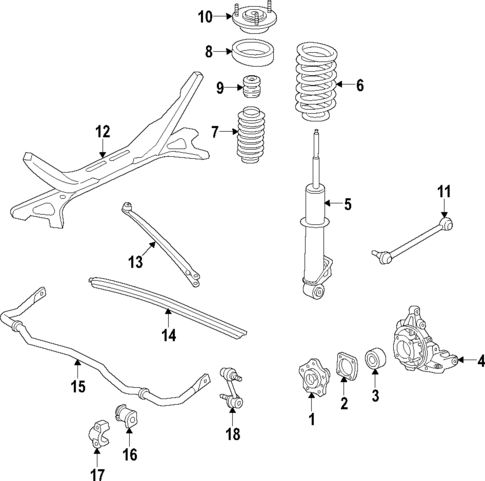 Rear Suspension for 2022 Porsche 718 Spyder #4