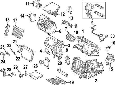 Automatic Temperature Controls for 2023 Jaguar E-Pace #0