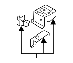 51619XC04A9P - Body: Mount Bracket for Subaru Image