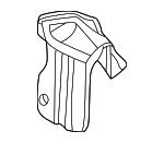 30883729 - Body: Fender Liner for Volvo: S40, V40 Image