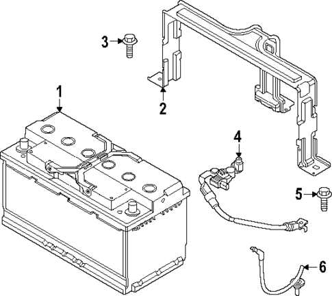 Battery for 2025 Genesis GV80 Coupe #1
