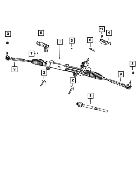Steering Gear for 2012 Chrysler 300 #0