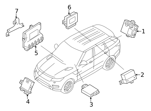 Electrical Components for 2017 Land Rover Range Rover Sport #1