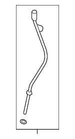 9A711560910 - Engine: Oil Tube for Porsche: Panamera Image