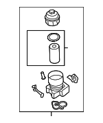 PAB115401 - Engine: Oil Filter Housing for Porsche: Cayenne, Macan, Panamera Image