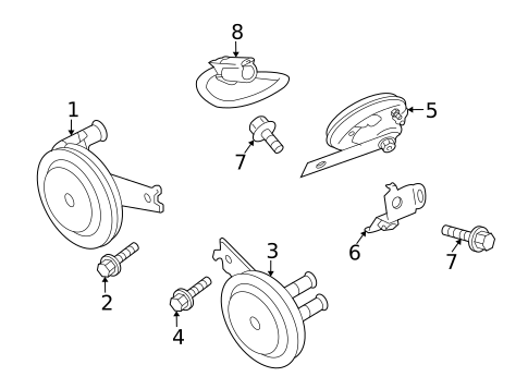 Anti-Theft Components for 2008 Mitsubishi Lancer #0