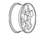 9593978 - Suspension: Wheel, Alloy for Chevrolet: Colorado | GMC: Canyon Image