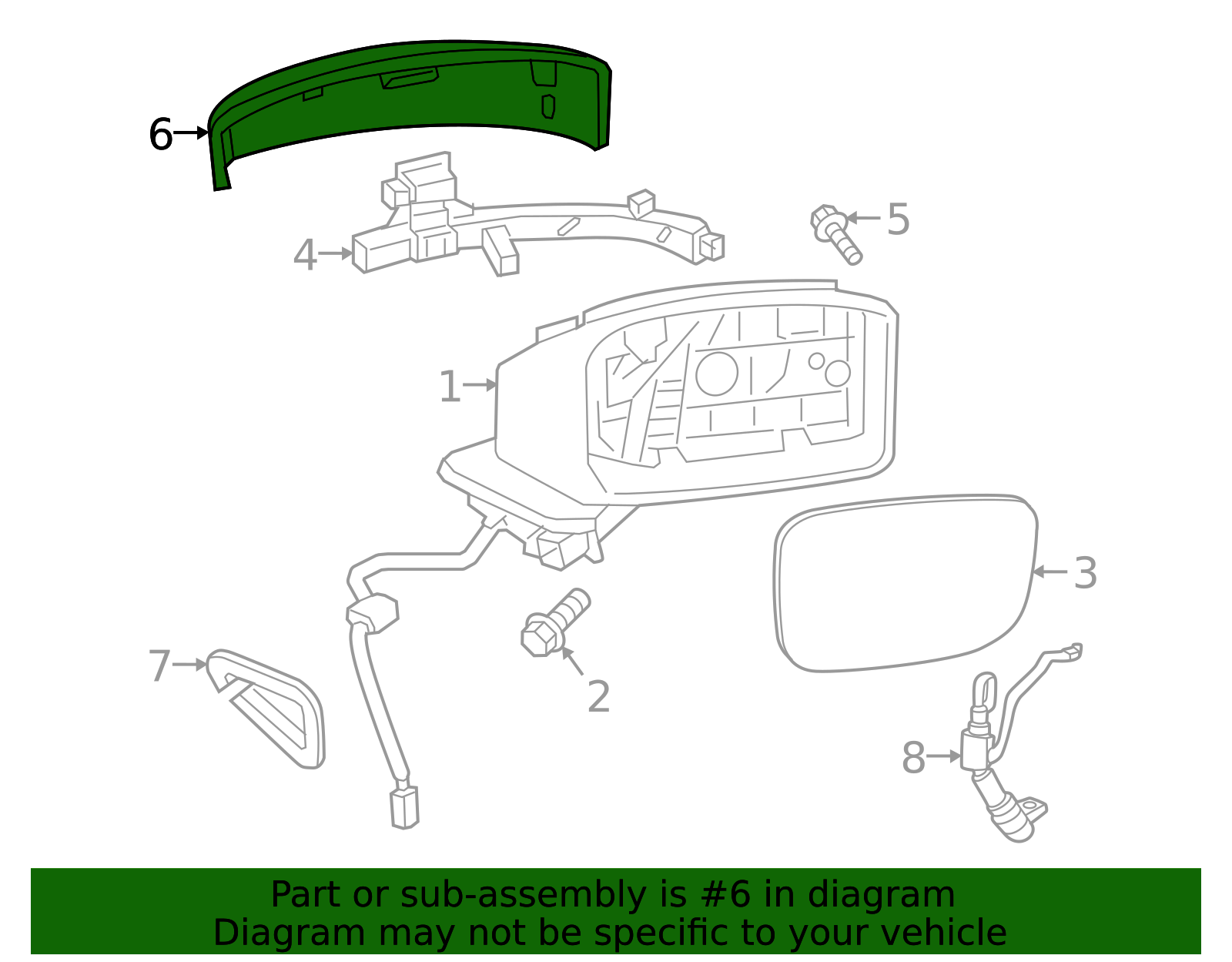 TK48-69-1N1A-64 - Mirror Cover 2016-2023 Mazda | Mazda-Parts